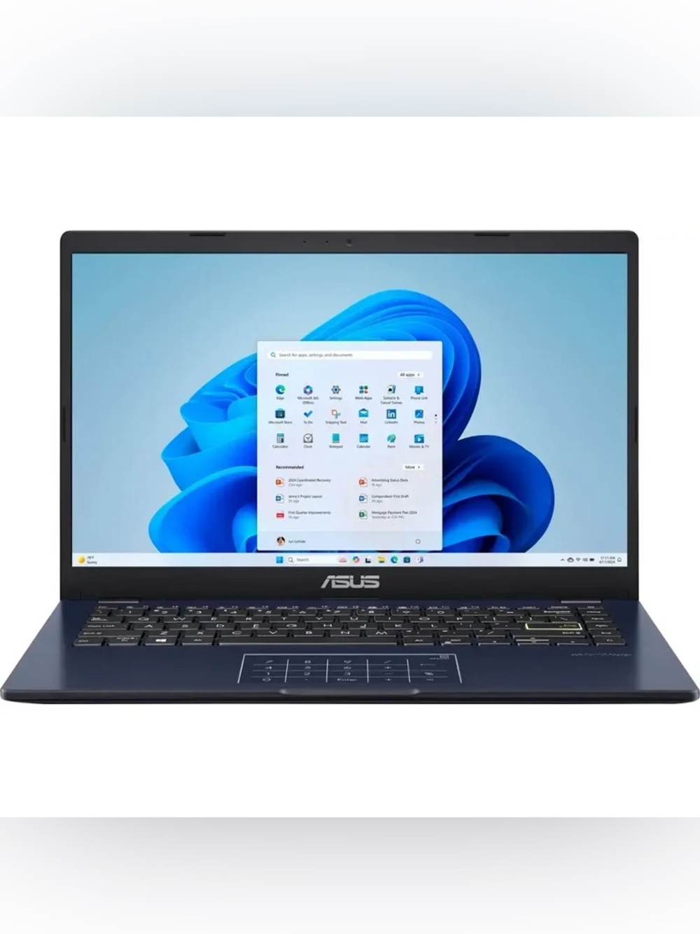 ASUS 14” Full HD Laptop, Intel Celeron N4500, 4GB RAM, 128GB eMMC, Windows 11